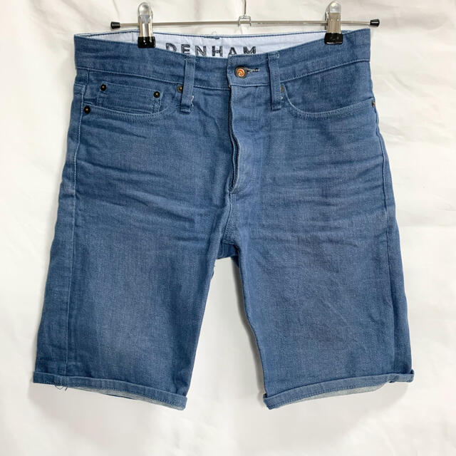 DENHAM(デンハム)の超美品◎デンハム デニムハーフパンツ W29 ショートパンツ ブルー メンズのパンツ(ショートパンツ)の商品写真