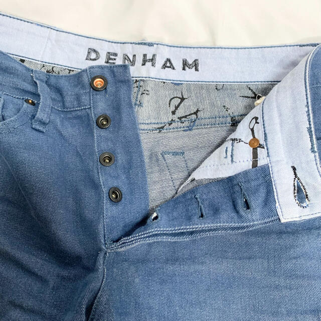 DENHAM(デンハム)の超美品◎デンハム デニムハーフパンツ W29 ショートパンツ ブルー メンズのパンツ(ショートパンツ)の商品写真