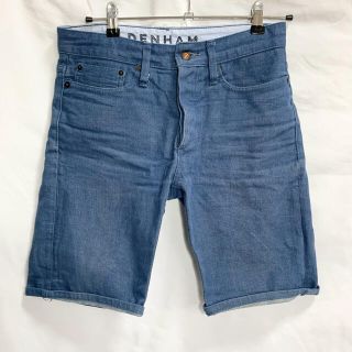 デンハム(DENHAM)の超美品◎デンハム デニムハーフパンツ W29 ショートパンツ ブルー(ショートパンツ)