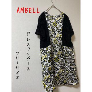 アンベル(AMBELL)のAMBELL アンベル　レーヨン混　ドレスワンピース　F(ロングワンピース/マキシワンピース)