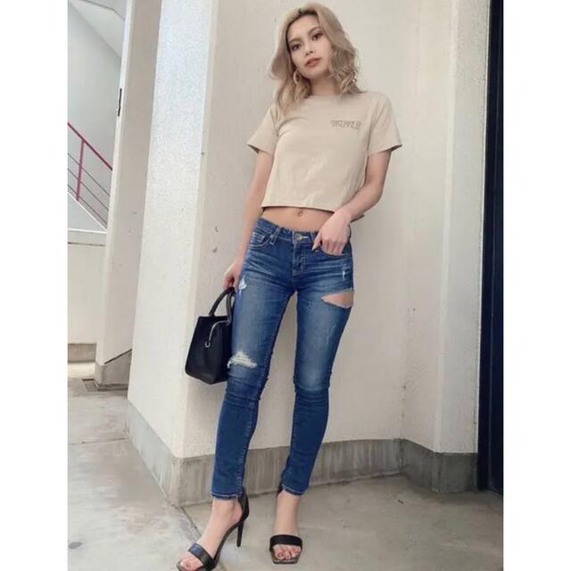 高知インター店】 GYDA 【SIDE RIPPED スキニーデニム