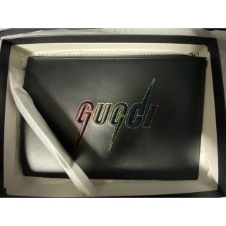 グッチ(Gucci)のゆう様専用）GUCCI 刺繍ロゴ　クラッチバッグ　597678(セカンドバッグ/クラッチバッグ)