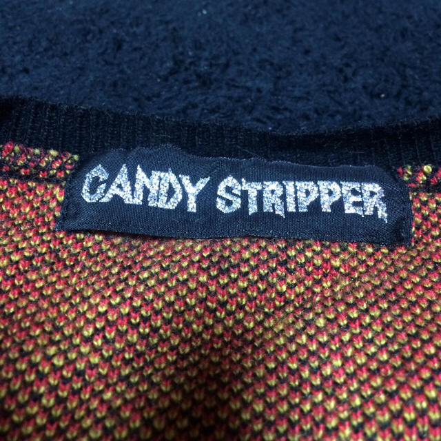Candy Stripper(キャンディーストリッパー)のファイヤーニットワンピ レディースのトップス(ニット/セーター)の商品写真