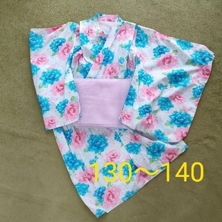 ベルメゾン(ベルメゾン)の浴衣　女の子　ワンピース　130〜140(甚平/浴衣)