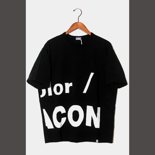 kolor(カラー)の21SS カラー ビーコン 天竺 BEACON ロゴ 半袖Tシャツ 1 ブラック メンズのトップス(Tシャツ/カットソー(半袖/袖なし))の商品写真