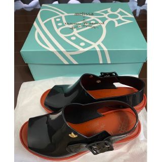 ヴィヴィアンウエストウッド(Vivienne Westwood)の【未使用】vivienne westwood × melissa 厚底サンダル(サンダル)