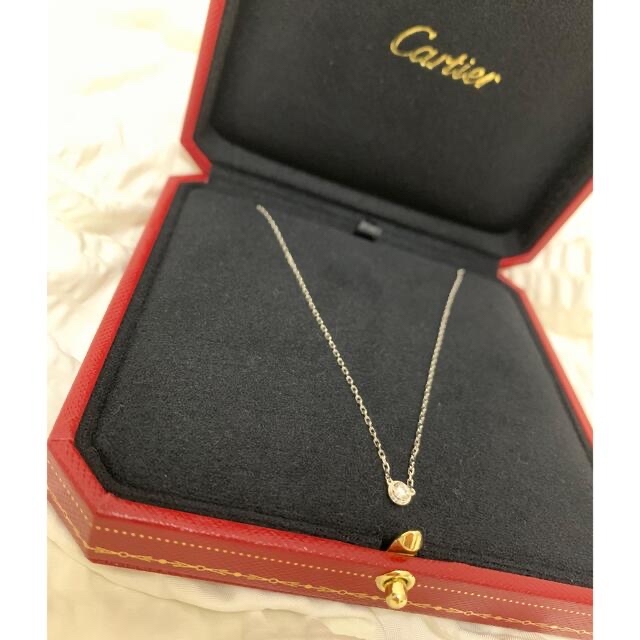 Cartier(カルティエ)の新品未使用 カルティエ ダムール ディアマンレジェ SM ネックレス レディースのアクセサリー(ネックレス)の商品写真