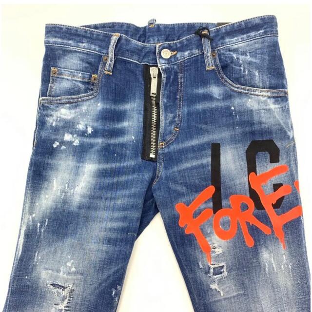 DSQUARED2 - 22SS☆DSQUARED2☆ICON FOREVER プリントデニム☆46の通販