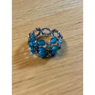 ハンドメイド　ビーズリング(リング)