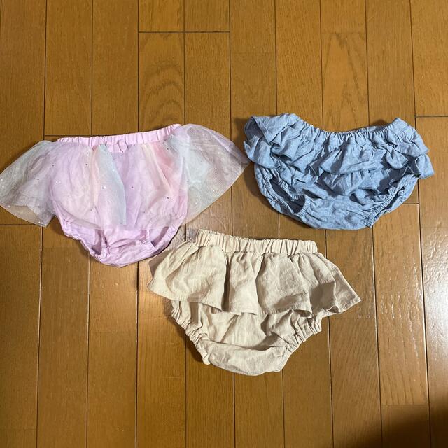 futafuta(フタフタ)のブルマ3点セット キッズ/ベビー/マタニティのベビー服(~85cm)(パンツ)の商品写真