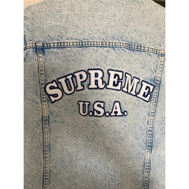 Supreme(シュプリーム)の16SS Washed Denim Trucker Jacket  メンズのジャケット/アウター(Gジャン/デニムジャケット)の商品写真