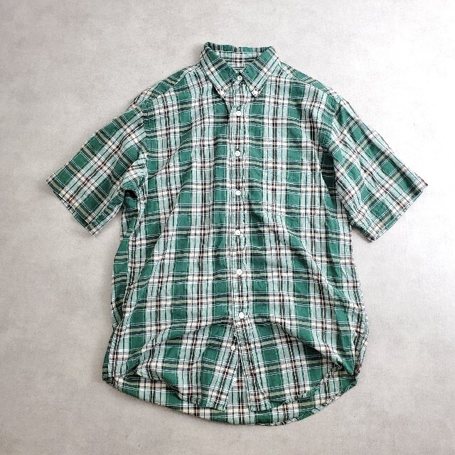 Brooks Brothers(ブルックスブラザーズ)のBrooksBrothers ブルックスブラザース　半袖　チェックシャツ メンズのトップス(シャツ)の商品写真