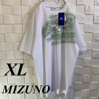 ミズノ(MIZUNO)の新品 mizuno ミズノ メンズ Tシャツ スポーツ メッシュ 白 XL(Tシャツ/カットソー(半袖/袖なし))