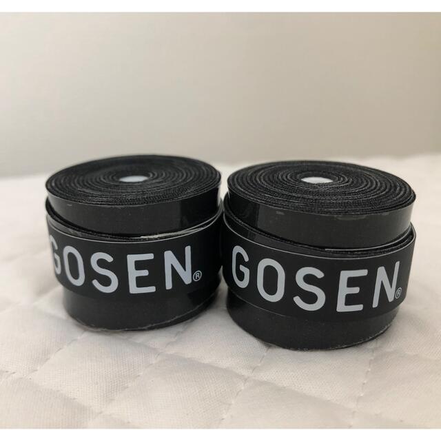 GOSEN(ゴーセン)のGOSEN グリップテープ 2個★迅速発送 黒色 ゴーセン マイバチ✳︎色変更可 エンタメ/ホビーのエンタメ その他(その他)の商品写真