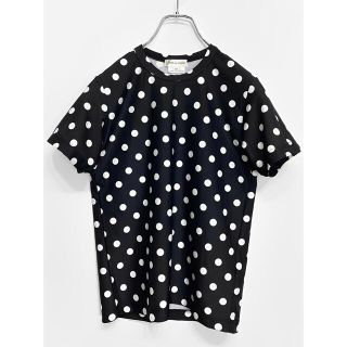 コムデギャルソン(COMME des GARCONS)のCOMME des GARCONS ポルカドット 半袖カットソー 黒 SS(Tシャツ(半袖/袖なし))