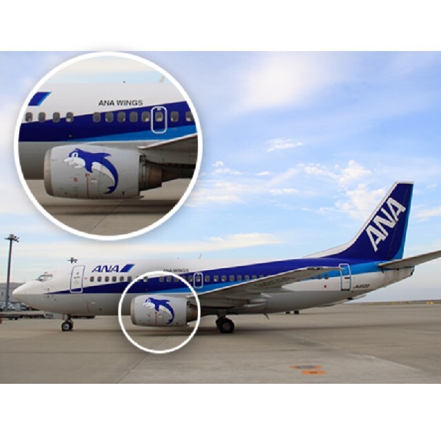 ANA(全日本空輸)(エーエヌエー(ゼンニッポンクウユ))のANAグッズ スーパードルフィン エンタメ/ホビーのおもちゃ/ぬいぐるみ(キャラクターグッズ)の商品写真