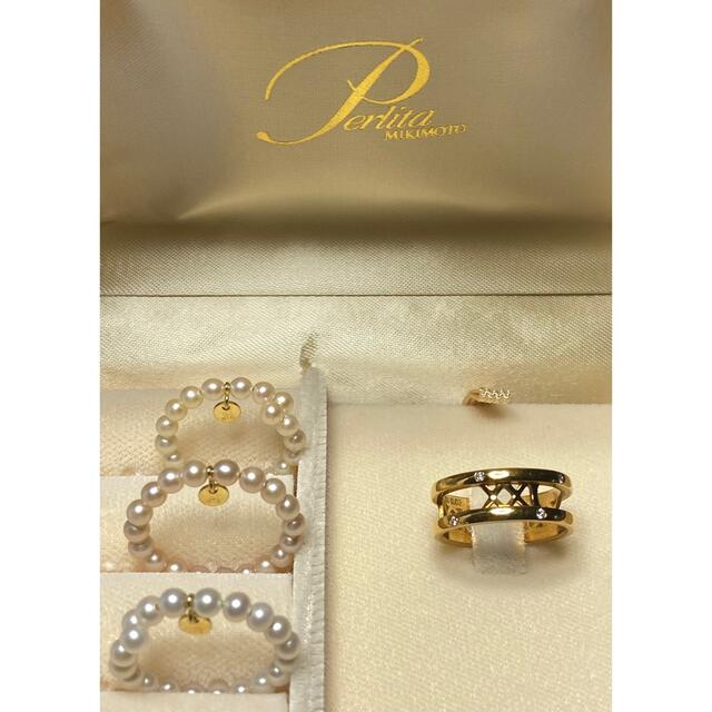 ❤新品非売品❤ MIKIMOTO ミキモトペルリータ ダイヤモンド リング