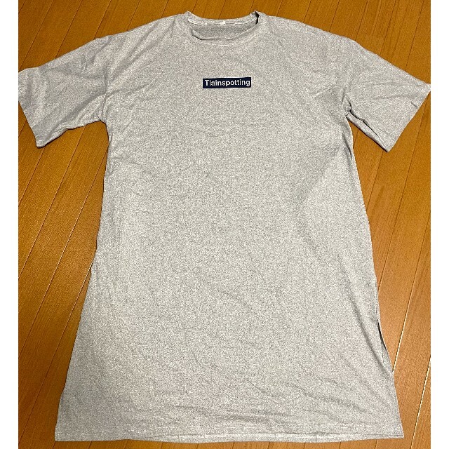 専用 ロゴ オーバーサイズ ゆったり Tシャツ ワンピース マタニティにも レディースのワンピース(ロングワンピース/マキシワンピース)の商品写真