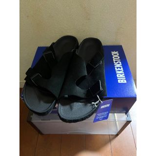 ビルケンシュトック(BIRKENSTOCK)の予約完売品！BEAMS別注　ビルケンシュトック　チューリッヒ　ブラックスエード(サンダル)