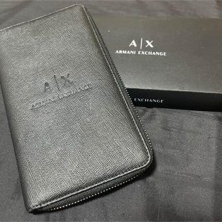 アルマーニエクスチェンジ(ARMANI EXCHANGE)のARMANI X CHANGE 財布 黒色 (長財布)