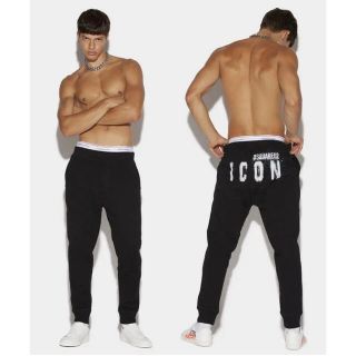 ディースクエアード(DSQUARED2)のDSQUARED2■ICONバックロゴプリント スウェットパンツ■スエットパンツ(その他)