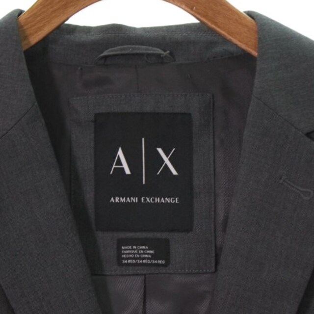 人気の定番 AX アルマーニエクスチェンジ テーラードジャケット 黒