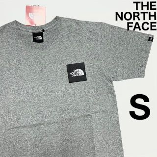 ザノースフェイス(THE NORTH FACE)のノースフェイス スクエア ロゴ Tシャツ S ボックス グレー TEE LOGO(Tシャツ/カットソー(半袖/袖なし))