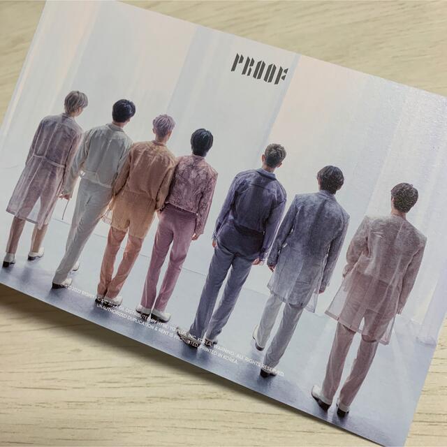 BTS Proof Standard Edition postcard ポスカ エンタメ/ホビーのCD(K-POP/アジア)の商品写真
