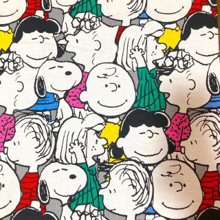 スヌーピー(SNOOPY)のスヌーピー 生地 はぎれ シーチング生地(生地/糸)