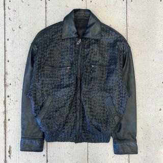 ヴェルサーチ(Gianni Versace) レザージャケット/革ジャン(メンズ)の