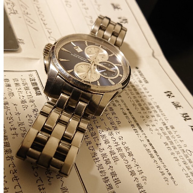Hamilton(ハミルトン)の保証証明付 ハミルトン h325960 ジャズマスター HAMILTON メンズの時計(腕時計(アナログ))の商品写真