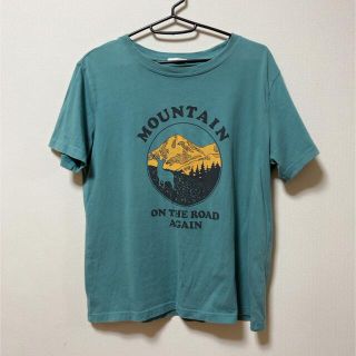 ジーユー(GU)のマウンテンプリントTシャツ(Tシャツ(半袖/袖なし))