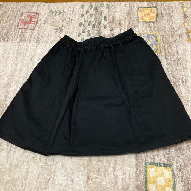 AEON(イオン)のチェック切り替えスカート　160cmサイズ キッズ/ベビー/マタニティのキッズ服女の子用(90cm~)(スカート)の商品写真