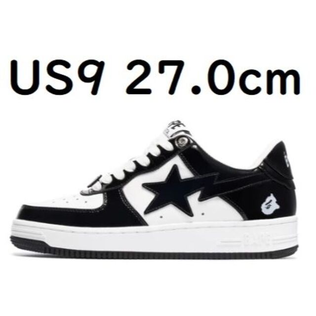 BAPE STA LOW Black US9 27.0cm