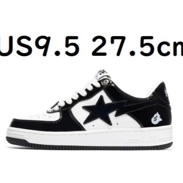 BAPE STA LOW Black US9.5 27.5cm