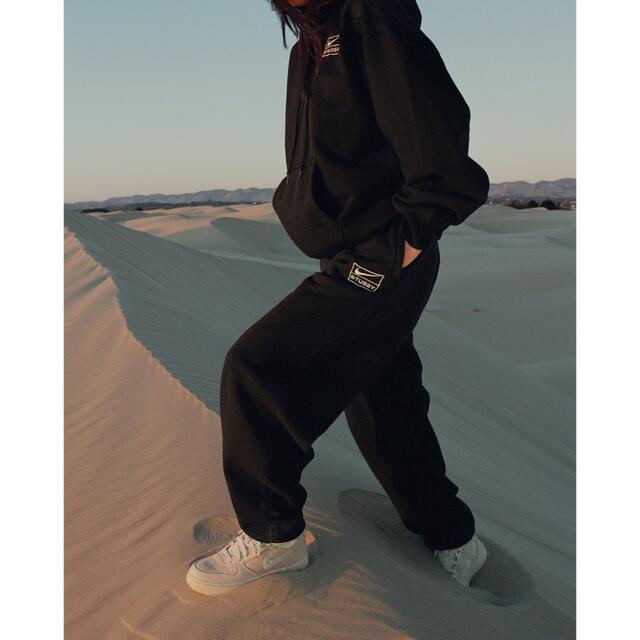 再×14入荷 STUSSY NIKE NRG WASHED FLEECE PANT BLACK - その他