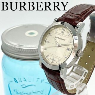 252 BURBERRY バーバリー時計　メンズ腕時計　箱付き　ノバチェック