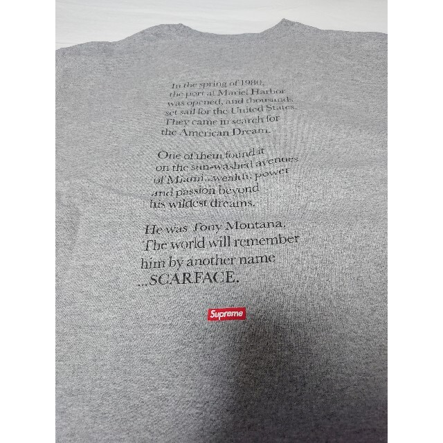 2017AW supreme Scarface Split Tee