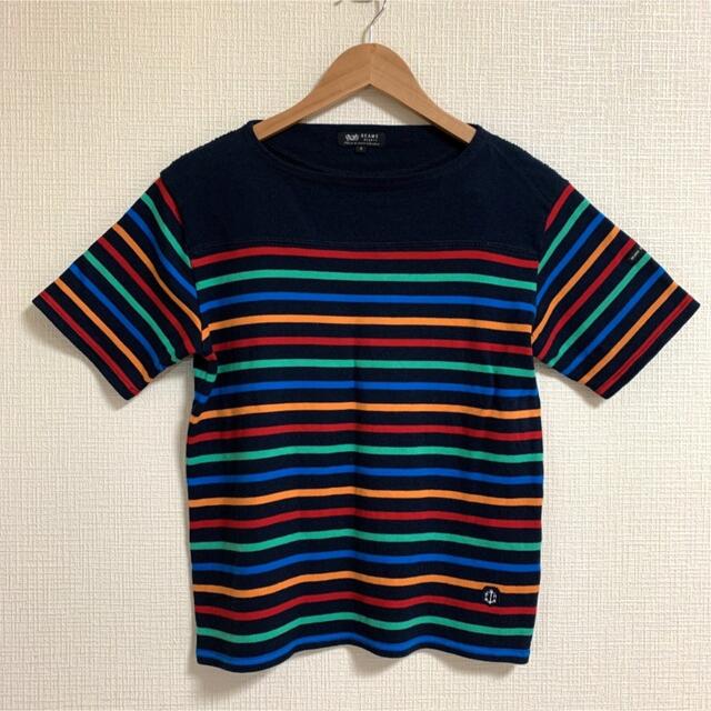 BEAMS(ビームス)のBEAMS HEART カットソー Tシャツ ボーダー カラフル メンズのトップス(Tシャツ/カットソー(半袖/袖なし))の商品写真