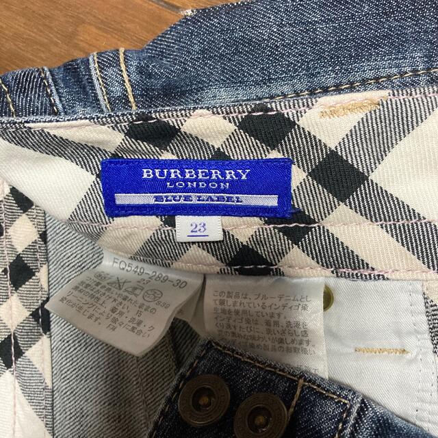 BURBERRY BLUE LABEL(バーバリーブルーレーベル)のBURBERRY BLUE LABEL♡ デニムパンツ7分丈 レディースのパンツ(デニム/ジーンズ)の商品写真