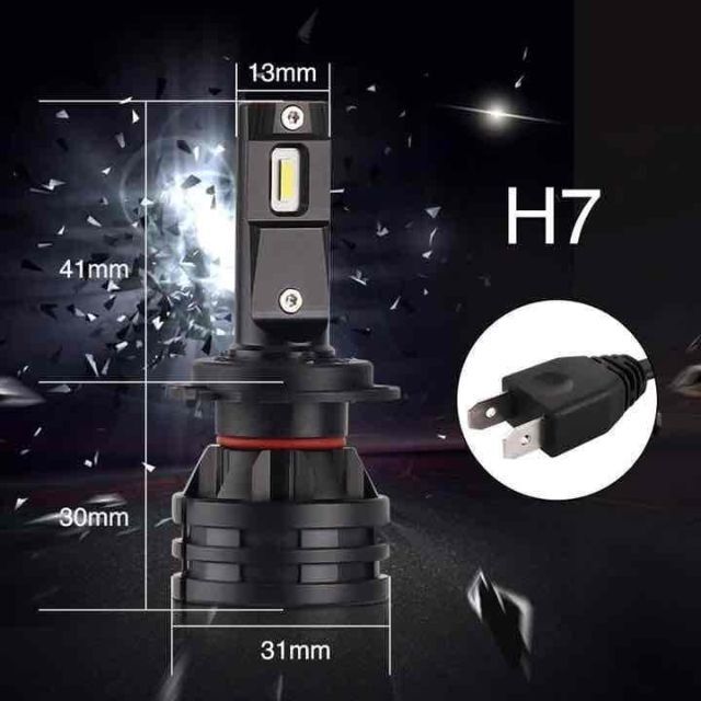 爆光 H7 LED ヘッドライト 6500K ハイエンドモデル a