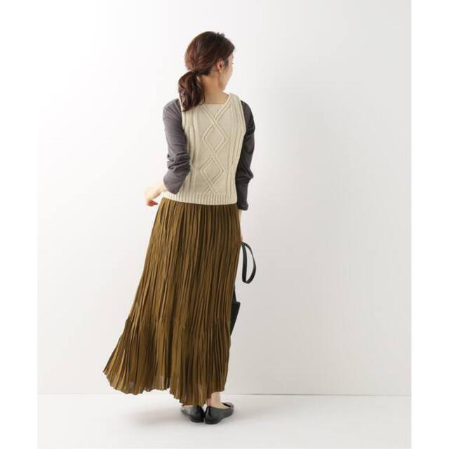 IENA(イエナ)の【SIGNE/シーヌ】 ORGANIC WOOL ノースリーブニット レディースのトップス(タンクトップ)の商品写真