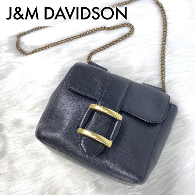 ☆レア・美品☆J&Mデヴィッドソン チェーンショルダーバッグ ゴールド