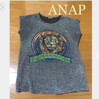 アナップ(ANAP)のANAP トラ　ラメ　Tシャツ(Tシャツ(半袖/袖なし))