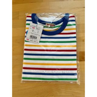 ミキハウス(mikihouse)のミキハウス　タンクトップ　130cm ボーダー　新品未開封(Tシャツ/カットソー)