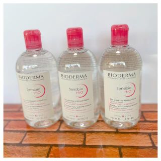 ビオデルマ(BIODERMA)のビオデルマ サンシビオ H20 500mL  3個(クレンジング/メイク落とし)