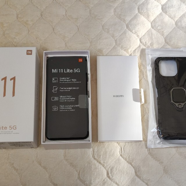 ◇コスパ最強◇ 美品 フルセット SIMフリー Mi 11 Lite 5G 黒色