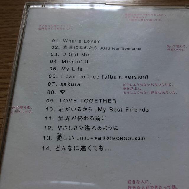 SONY(ソニー)のJUJU What's Love? エンタメ/ホビーのCD(ポップス/ロック(邦楽))の商品写真