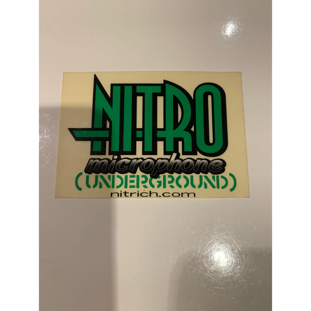 nitrow(nitraid)(ナイトロウ（ナイトレイド）)のNITRO MICROPHONE UNDERGROUND ステッカー レトロ その他のその他(その他)の商品写真