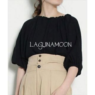 ラグナムーン(LagunaMoon)の限定sale⭐新品LAGUNAMOONコットンガーゼスモックブラウスブ(シャツ/ブラウス(長袖/七分))